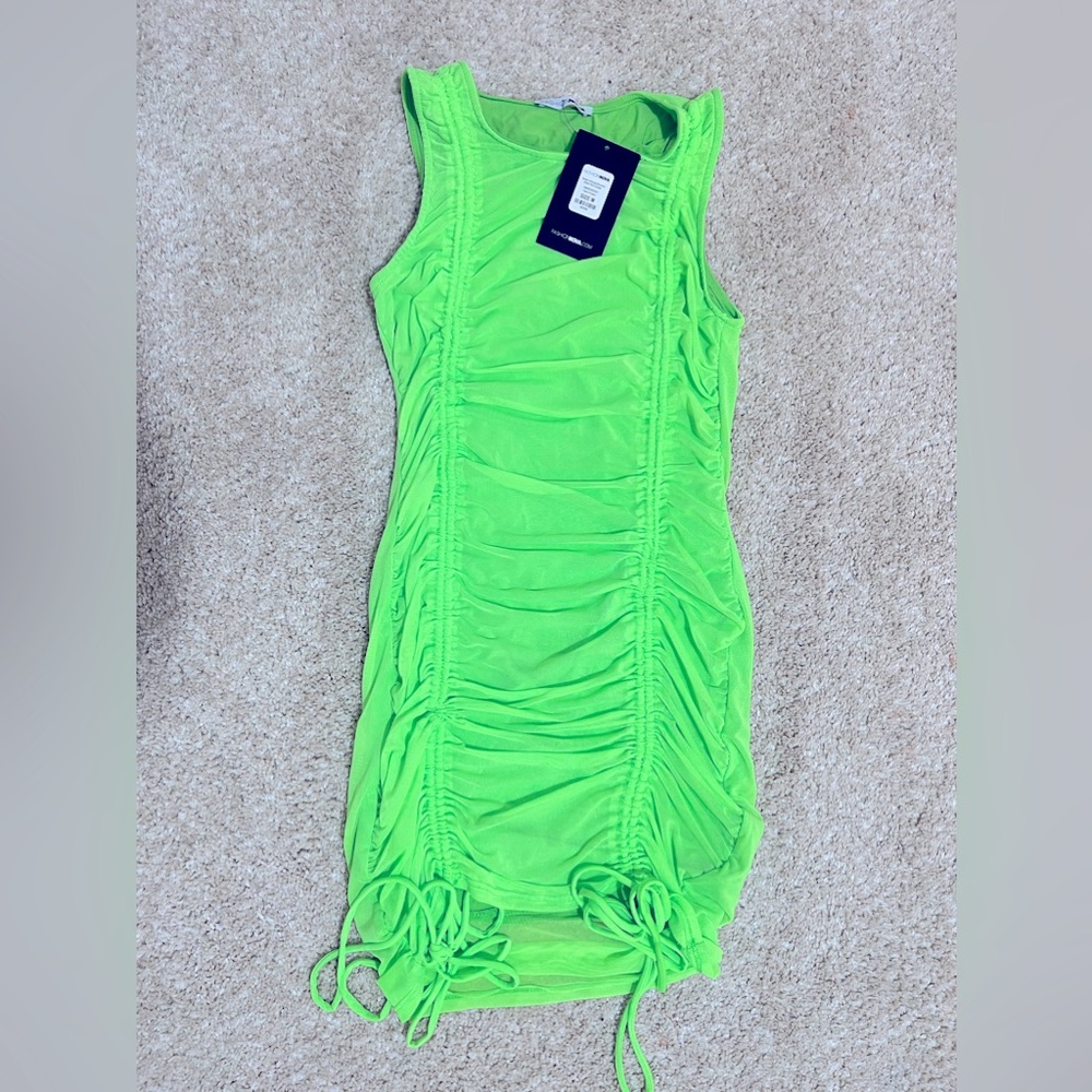 Medium neon green dress
